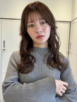 ロンドネートゥル 新潟(Lond naitre)&nbsp;韓国式レイヤーカット×ウェーブ×ベージュカラー