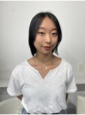 【上條実織】すっきりコンパクトなボブ
