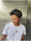 ☆スパイキーショート☆ホワイトシルバーメッシュ☆久留米☆