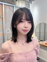 イオエ 梅田(ioe) ダブルカラー/大人ボブ/黒髪スタイル/髪質改善/縮毛矯正