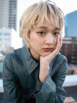 ソワ 四日市(soie)&nbsp;髪質改善ケアブリーチ×小顔ショートスタイル@shiho