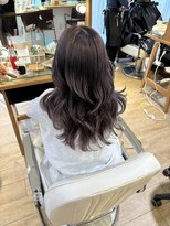 ネオリーブ チロル 横浜西口店(Neolive CiroL.)&nbsp;ケアブリーチ1回　透明感カラー　ラベンダーグレージュ