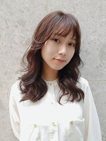 レブリィ ゼンコー 国領(Reverie ZENKO) 大人かわいい韓国風セミロングパーマ