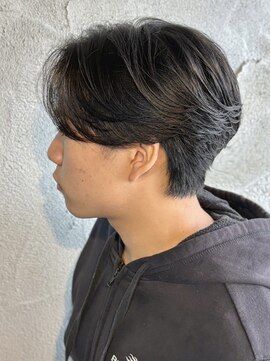 ニアウ 高崎店(Niau) メンズセンターニュアンスパーマ縮毛矯正群馬高崎眉毛韓国ウルフ