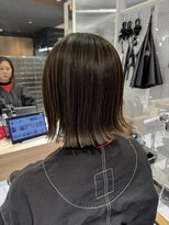 バイエイト(X８)&nbsp;切りっぱなしボブ×ハイライト　by沼尾