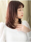 オン眉顔回りレイヤーウルフミディアムTc2北浦和20代30代40代