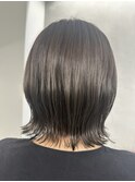 暗色カラー◎オリーブアッシュ