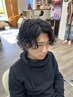 LDH風メンズパーマ、カット