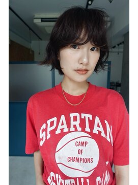 オン(ON) 【ON】　ボブ　× ニュアンスパーマ