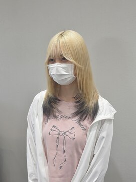 ライト(Light) 抜きっぱなしブロンド×エンドカラー