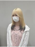 抜きっぱなしブロンド×エンドカラー
