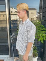 エミタス 柳通り(Emitas.)&nbsp;【和歌山美容室】メンズカット+外国人風ブロンドカラー