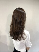 ヘアーアートミュージアム(Hair Art Museum)&nbsp;マットグレージュ/コテ巻き