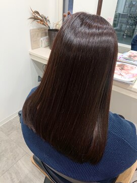 ジゼルヘアガーデン 佐沼店(Giselle.hairgarden) Dr.カラーで艶髪に