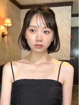 ロンド 銀座(Lond) ☆【春日】オリーブグレー/ボブ/ココアベージュ/黒髪/小顔140