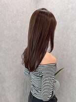 ビームズ ヘアー ブラン(Bee ms HAIR Blanc+)&nbsp;サラツヤロングベージュカラーブリーチしない透明感カラー