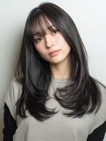 アイズニューヨークプレミアムトヤマ(I's New York PREMIUM TOYAMA)&nbsp;巻ける縮毛矯正/レイヤーカット/透明感ダークブラウン