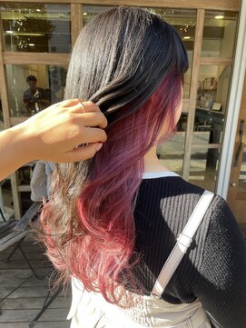 ケシキ 立川 立川南口(keshiki) 王道ピンクインナー♪　インナーカラー