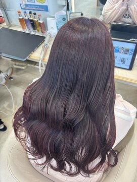 ケンジ 平塚ラスカ店(KENJE) ダークレッド/ダークブルー/デジタルパーマ/平塚駅