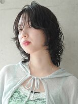 カライング(ing) 大人可愛い顔周りレイヤーボブウルフカットミディアム◎20代30代