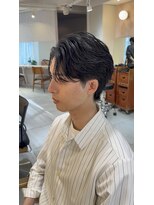 キャンバス バイ ネオリーブ 横浜西口(Canvas by neo.)&nbsp;横浜★メンズ毛流れパーマシャドウパーマ