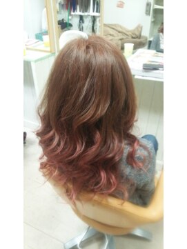 ヘアースペース 練馬店(hair space COCO) ピンクベージュグラデーション