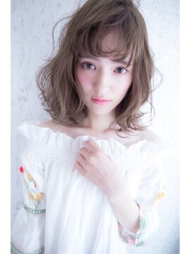 ヘアーメイク ブランニュー 東生駒店(hair make Brand new) 透明感*ボブショート*シルキーマーメイドアッシュ+フェザーボブ