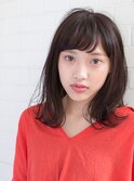 [Ravo]薄めショートバング黒髪伸ばしかけロブ