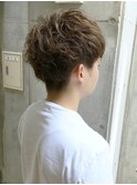 【FLAME 天文館】毎朝のセットが簡単！ツーブロックパーマヘア