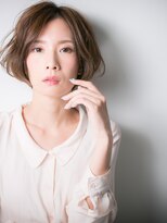 カバーヘア イヴ 戸頭店(COVER HAIR EVE)&nbsp;ひし形フォルム＆センターパートの大人ボブw戸頭30代40代50代