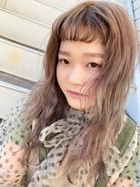 インク ヘアデザイン(incc hair design) オン眉ハイトーン♪