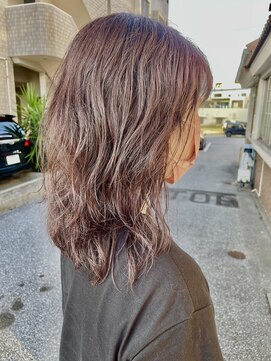 ヘアースイッチ(HAIR SWITCH) ウルフパーマと紫カラー！