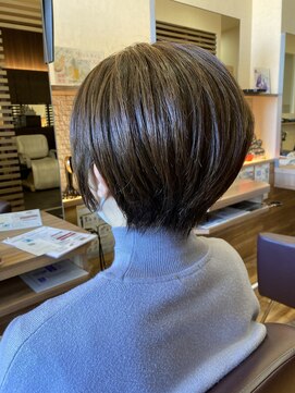 ブレス バイ ファースト 大和吉岡店(Breath by first) コロッとまーるいショートカット【stylist西條】