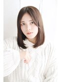 吉祥寺3分/ショコラベージュボブルフベビーバング美髪カール/055