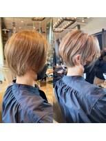 バンプ ギンザ(BUMP GINZA)&nbsp;30代、40代/ひし形ショート×白髪ぼかしハイライト/大宮