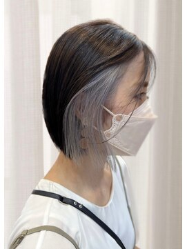 ペイジバイネオリーブ 吉祥寺店(Paige by Neolive) ブリーチ3回以上必須！インナーカラー×まとまるミニボブ