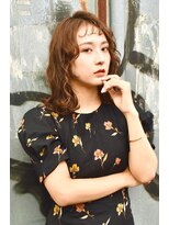 ブゾン(buZon)&nbsp;【buZon ブゾン】ミディアムパーマ☆シースルーバンク