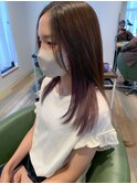 インナーカラー_パープルブラウン_