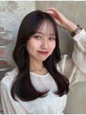 ＊20代30代40代◎大人かわいい小顔シースルー前髪レイヤーカット