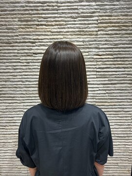 ビス ヘア アンド ビューティー 西新井店(Vis Hair&Beauty) 20代30代40代ベージュ暖色系カラー大人ボブ透明感小顔