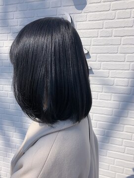 ワッカ(wacca) ミディアム　フラットボブ　内巻き　髪質改善