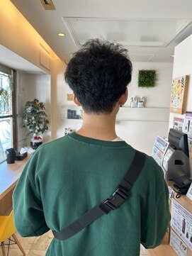 ビアンコカーロ 用賀店(Bianco caro) メンズカット×アッシュブラック/20代30代40代