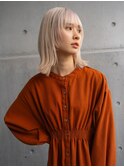切りっぱなしボブエアリーロング美髪ピンクブラウン浦添宜野湾