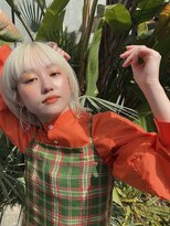 ピークアブー 表参道(PEEK-A-BOO)&nbsp;ハイトーンミディアムヘア