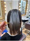 ボブ×美髪矯正♪