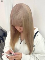 ウィコ 新宿(WICO)&nbsp;ミルクティーベージュ[新宿駅/こなれミディ/ウェーブパーマ]