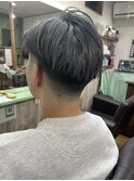 メンズショート×ブリーチオンカラー