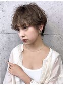 ショートパーマ ショート 熊本美容室 ruen 右田莉奈