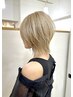 カット＋Wカラー(ケアブリーチ)＋7step髪質改善トリートメント￥24500