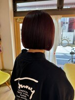 シビウォル(CBWOL)&nbsp;暖色系カラーとボブヘア